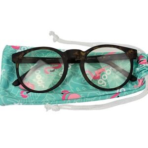 Goodr Insert Coin To Continue Blue Light Glasses Tortoise Brown Keyhole With Bag